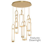 DELPHI 33.5" W Round Pendant