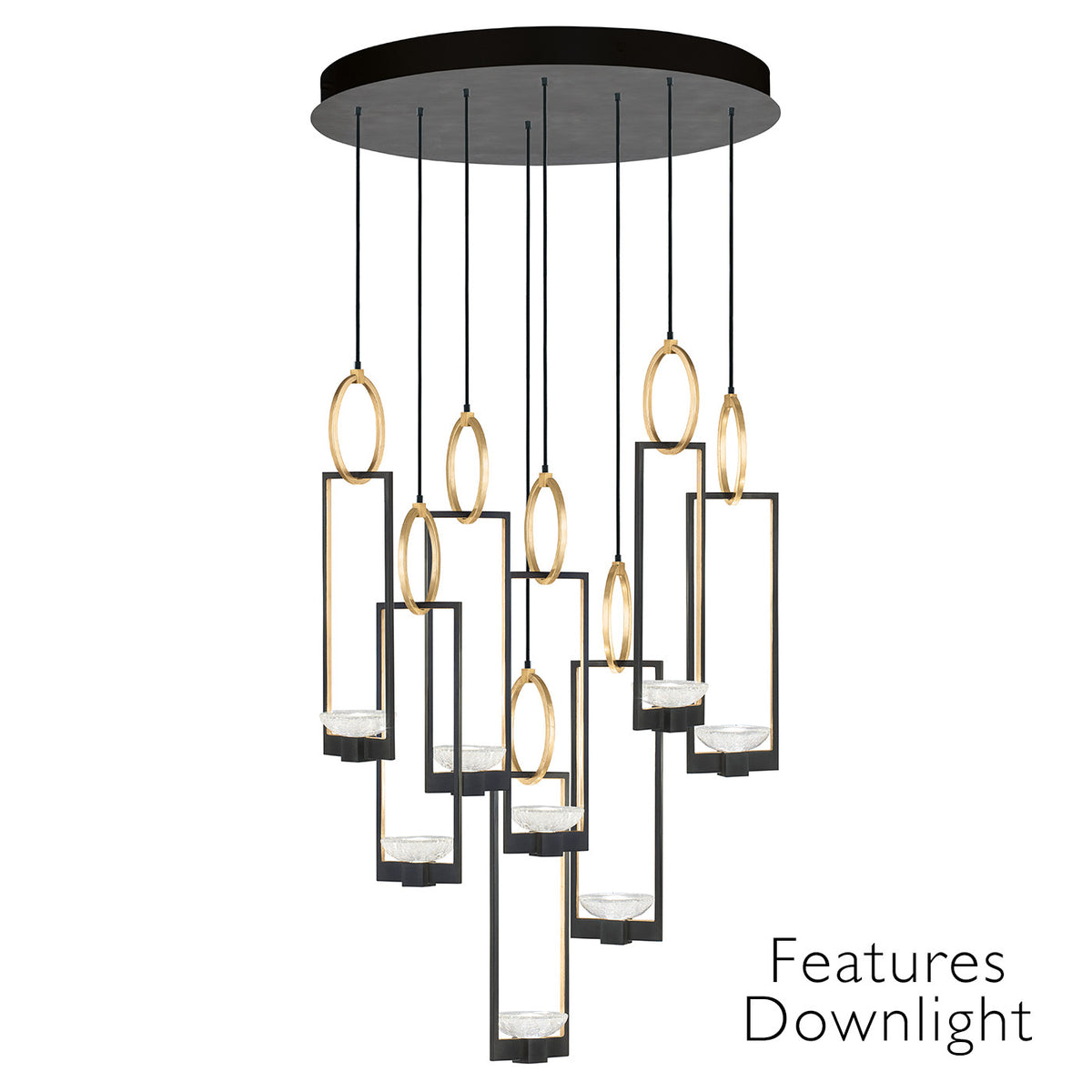 DELPHI 33.5" W Round Pendant