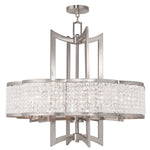 Grammercy Brushed Nickel 30-Inch Eight-Light Pendant
