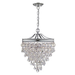 Group Calypso Polished Chrome Three-Light Pendant with Smooth Glass Balls