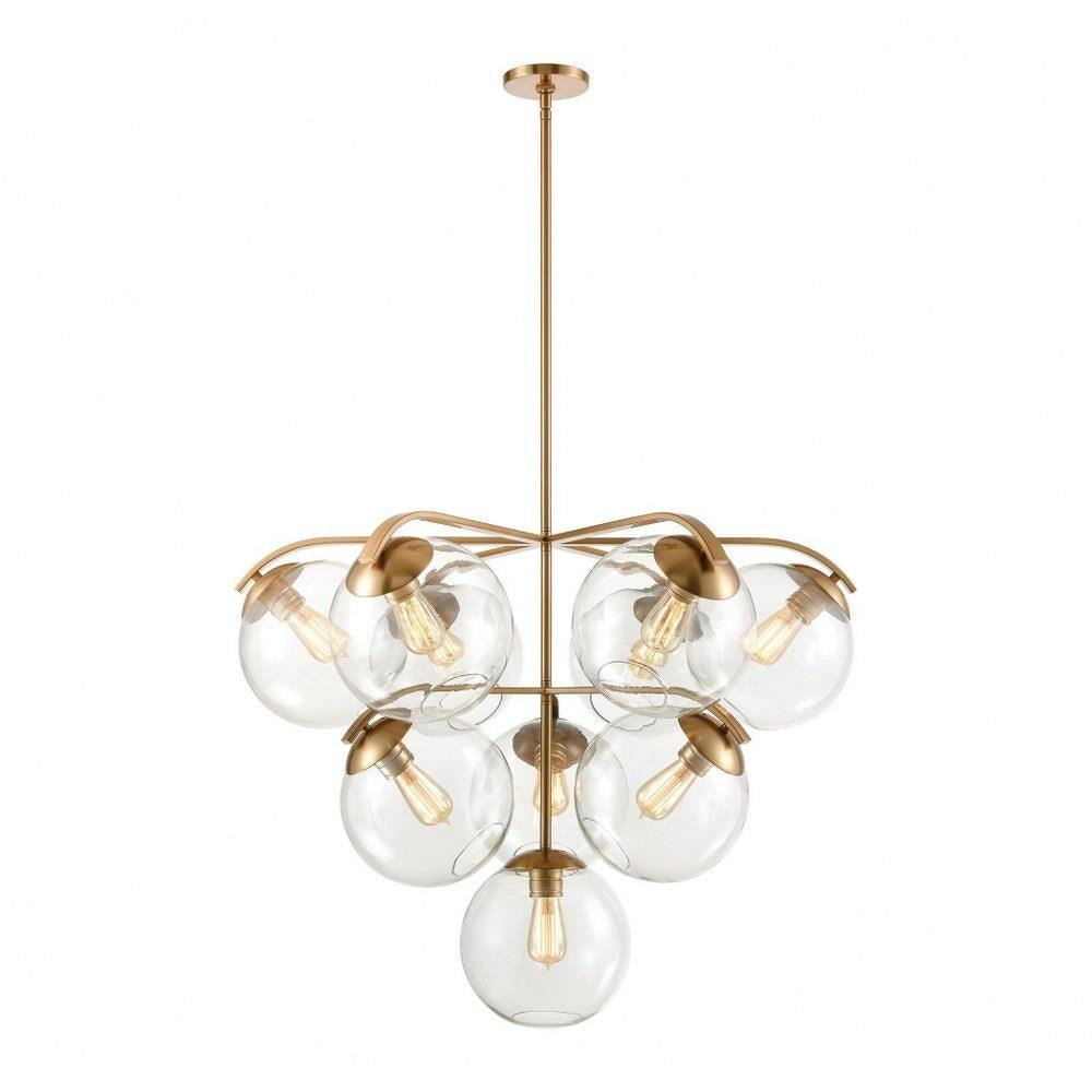 Elk Home - 32354/10 - Collective - 10 Light Chandelier in Modern/Contemporary Style with Mid-Century and Retro inspirations - 28 Inches tall and 36 inches wide
