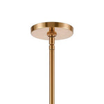 Bailey Street Home - 2499-BEL-3353490 - Mid Century Modern Contemporary Ten Light Chandelier in Satin Brass Finish