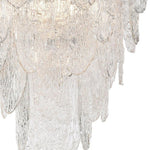 Elk Home - 32445/9 - Frozen Cascade - 9 Light Chandelier in Traditional Style with Art Deco and Luxe/Glam inspirations - 27 Inches tall and 26 inches wide