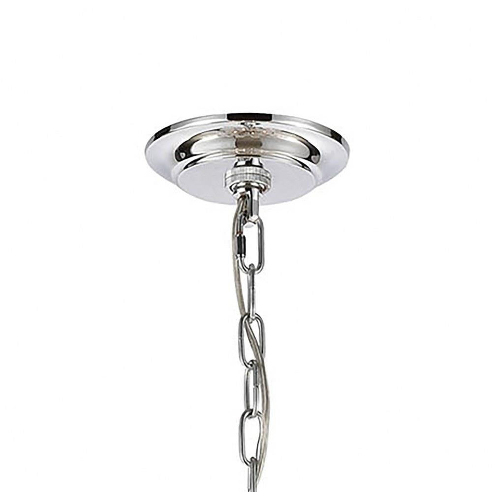 Elk Home - 32445/9 - Frozen Cascade - 9 Light Chandelier in Traditional Style with Art Deco and Luxe/Glam inspirations - 27 Inches tall and 26 inches wide