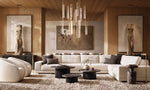 Audubon Crystal Round Chandelier 56"