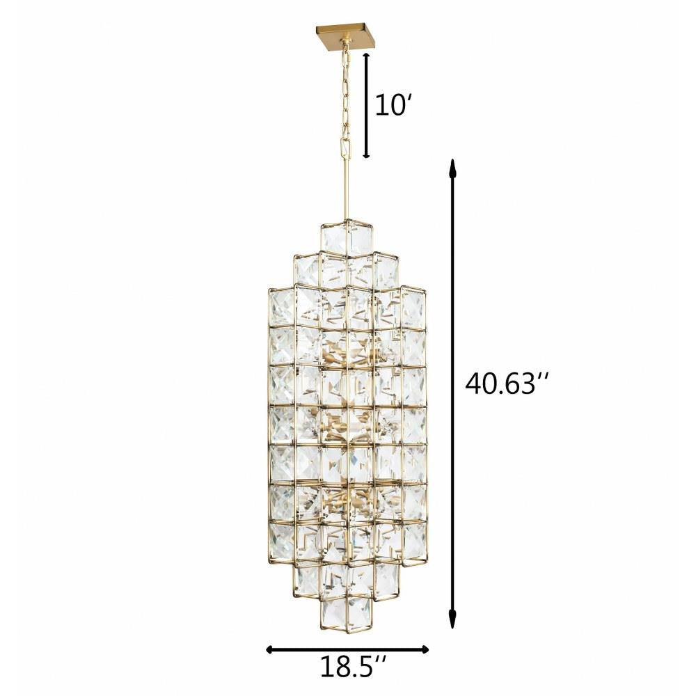 Varaluz Lighting - 329F14CG - Cubic - Fourteen Light Foyer