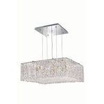 Moda Chrome 13-Light Pendant with Royal Cut Crystal