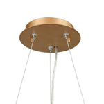 Elk Home - 33215/6 - Seneca Falls - 6 Light Chandelier in Modern/Contemporary Style with Art Deco and Luxe/Glam inspirations - 15 Inches tall and 26 inches wide