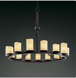 Fifteen-Light Ring Chandelier