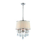 Nickel Five-Light Chandelier