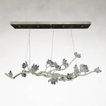 Churipo 19-Light Light Silver Leaf Ceiling Chandelier
