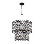 Varaluz Lighting - 345C07CBHG - Windsor 7-Light Chandelier in Glam Style 27.75 Inches Tall and 24.75 Wide