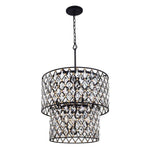 Varaluz Lighting - 345C07CBHG - Windsor 7-Light Chandelier in Glam Style 27.75 Inches Tall and 24.75 Wide