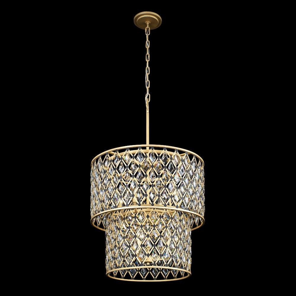 Varaluz Lighting - 345C07CBHG - Windsor 7-Light Chandelier in Glam Style 27.75 Inches Tall and 24.75 Wide