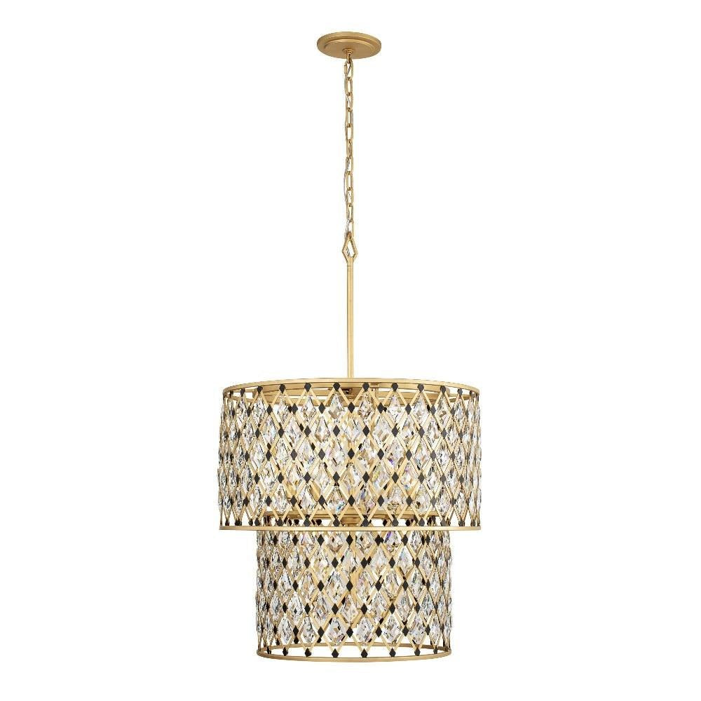 Varaluz Lighting - 345C07CBHG - Windsor 7-Light Chandelier in Glam Style 27.75 Inches Tall and 24.75 Wide