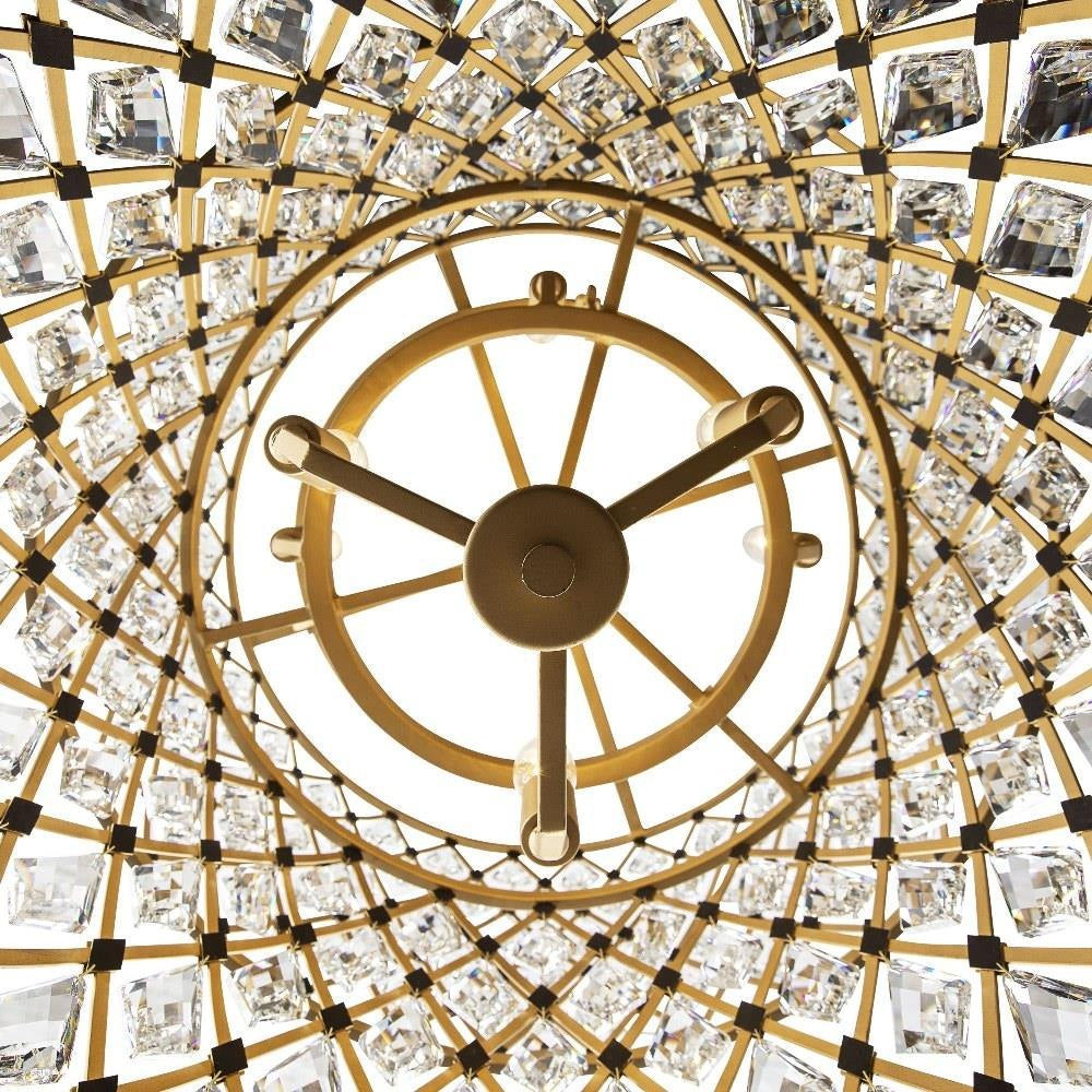 Varaluz Lighting - 345C07CBHG - Windsor 7-Light Chandelier in Glam Style 27.75 Inches Tall and 24.75 Wide