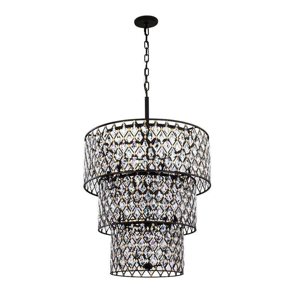 Varaluz Lighting - 345C13CBHG - Windsor 13-Light Chandelier in Glam Style 50.75 Inches Tall and 31.75 Wide