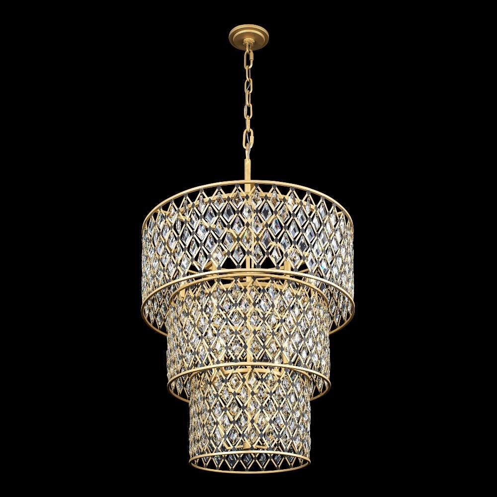 Varaluz Lighting - 345C13CBHG - Windsor 13-Light Chandelier in Glam Style 50.75 Inches Tall and 31.75 Wide