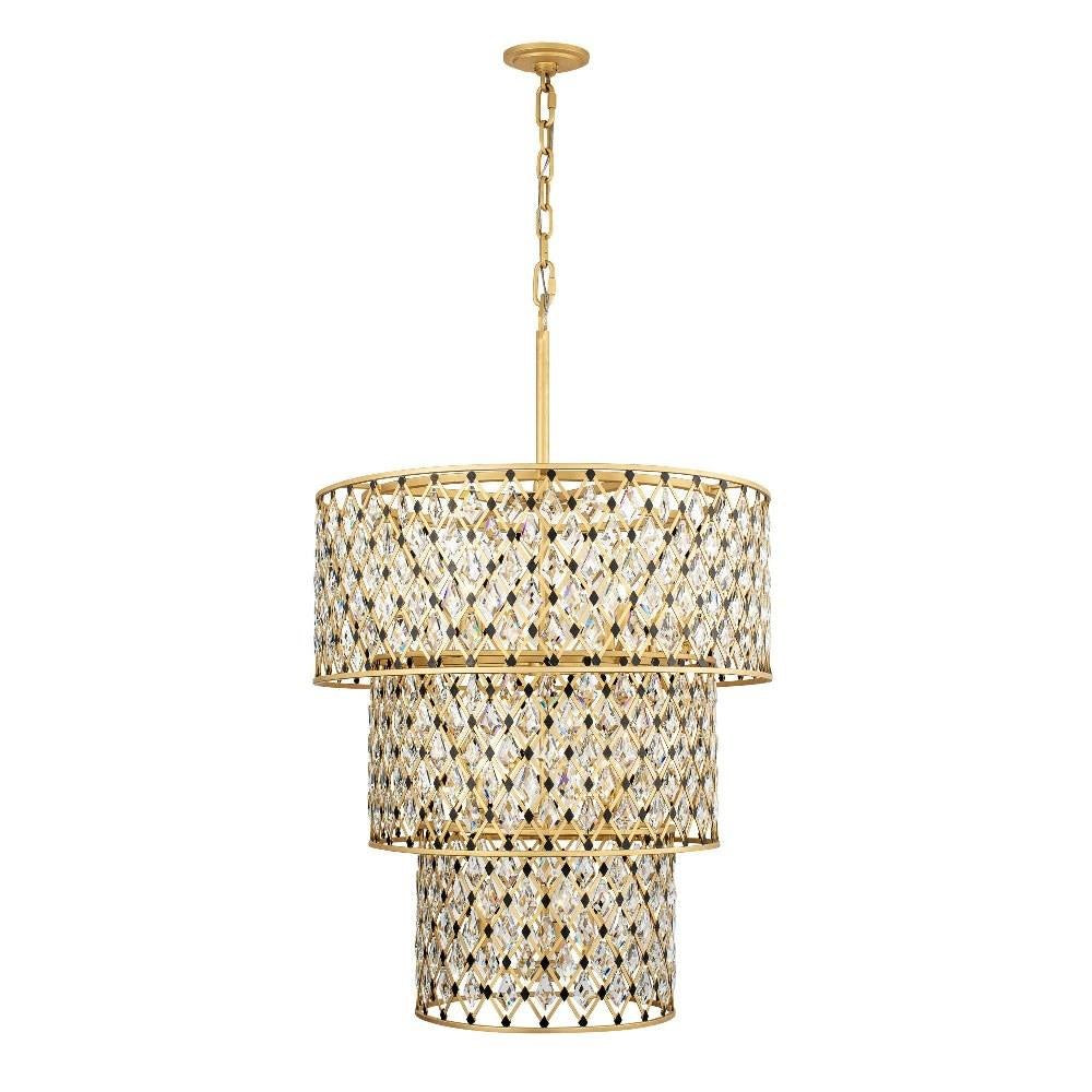 Varaluz Lighting - 345C13CBHG - Windsor 13-Light Chandelier in Glam Style 50.75 Inches Tall and 31.75 Wide