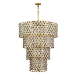 Varaluz Lighting - 345C21FGMB - Windsor 21-Light Chandelier in Glam Style 62 Inches Tall and 40 Wide