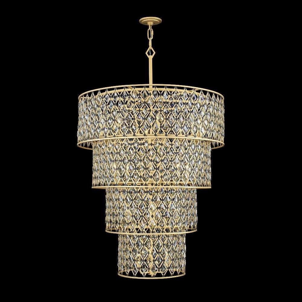 Varaluz Lighting - 345C21FGMB - Windsor 21-Light Chandelier in Glam Style 62 Inches Tall and 40 Wide