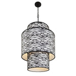 Varaluz Lighting - 348F16CB - Kato 16-Light Chandelier in Second Nature Style 42.5 Inches Tall and 32 Wide