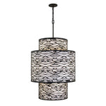Varaluz Lighting - 348F16CB - Kato 16-Light Chandelier in Second Nature Style 42.5 Inches Tall and 32 Wide