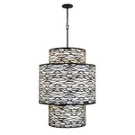 Varaluz Lighting - 348F16CB - Kato 16-Light Chandelier in Second Nature Style 42.5 Inches Tall and 32 Wide