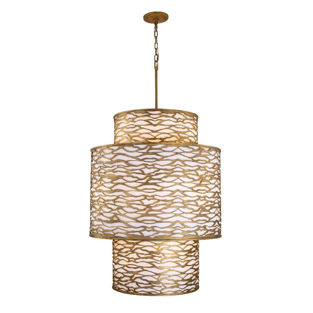 Varaluz Lighting - 348F16CB - Kato 16-Light Chandelier in Second Nature Style 42.5 Inches Tall and 32 Wide