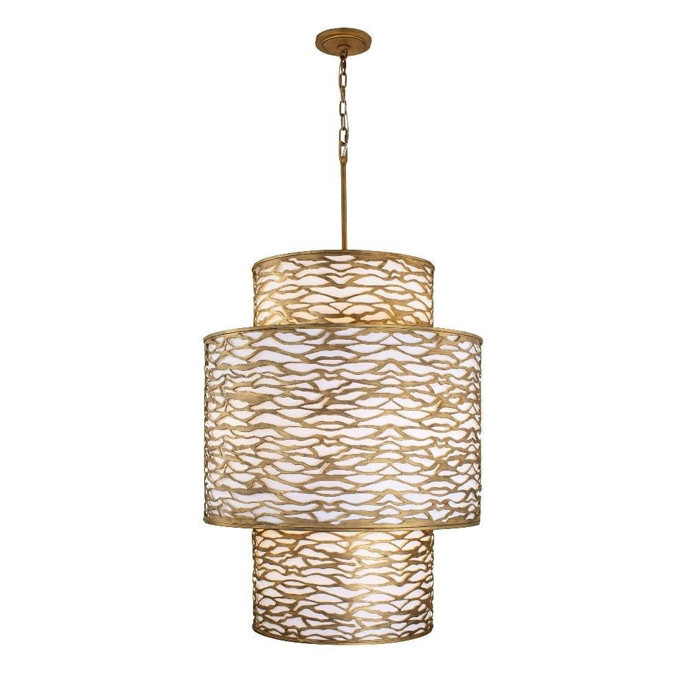 Varaluz Lighting - 348F16CB - Kato 16-Light Chandelier in Second Nature Style 42.5 Inches Tall and 32 Wide