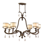 Roma Classic Bronze Six-Light Island Pendant