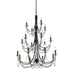 Varaluz Lighting - 350C18CB - Brentwood 18-Light Chandelier in Coastal Style 42.5 Inches Tall and 32 Wide