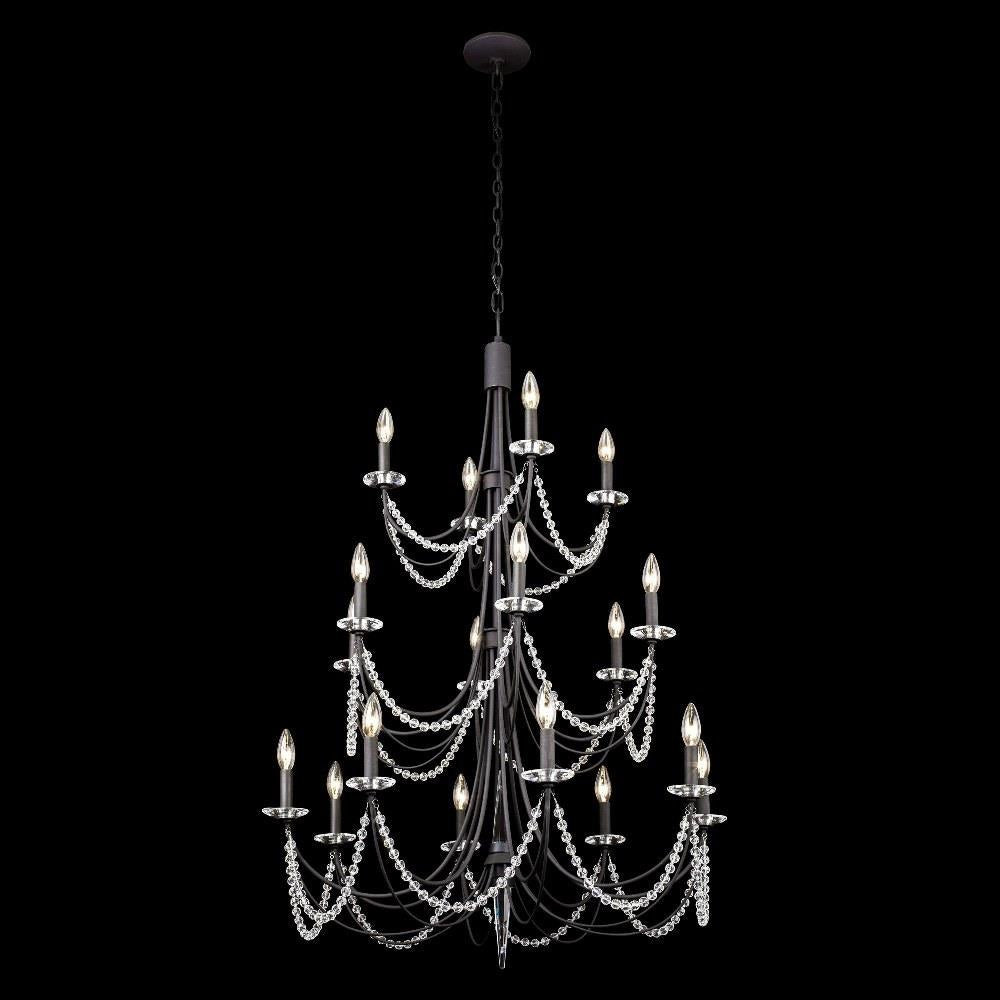 Varaluz Lighting - 350C18CB - Brentwood 18-Light Chandelier in Coastal Style 42.5 Inches Tall and 32 Wide