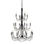 Varaluz Lighting - 350C18CB - Brentwood 18-Light Chandelier in Coastal Style 42.5 Inches Tall and 32 Wide