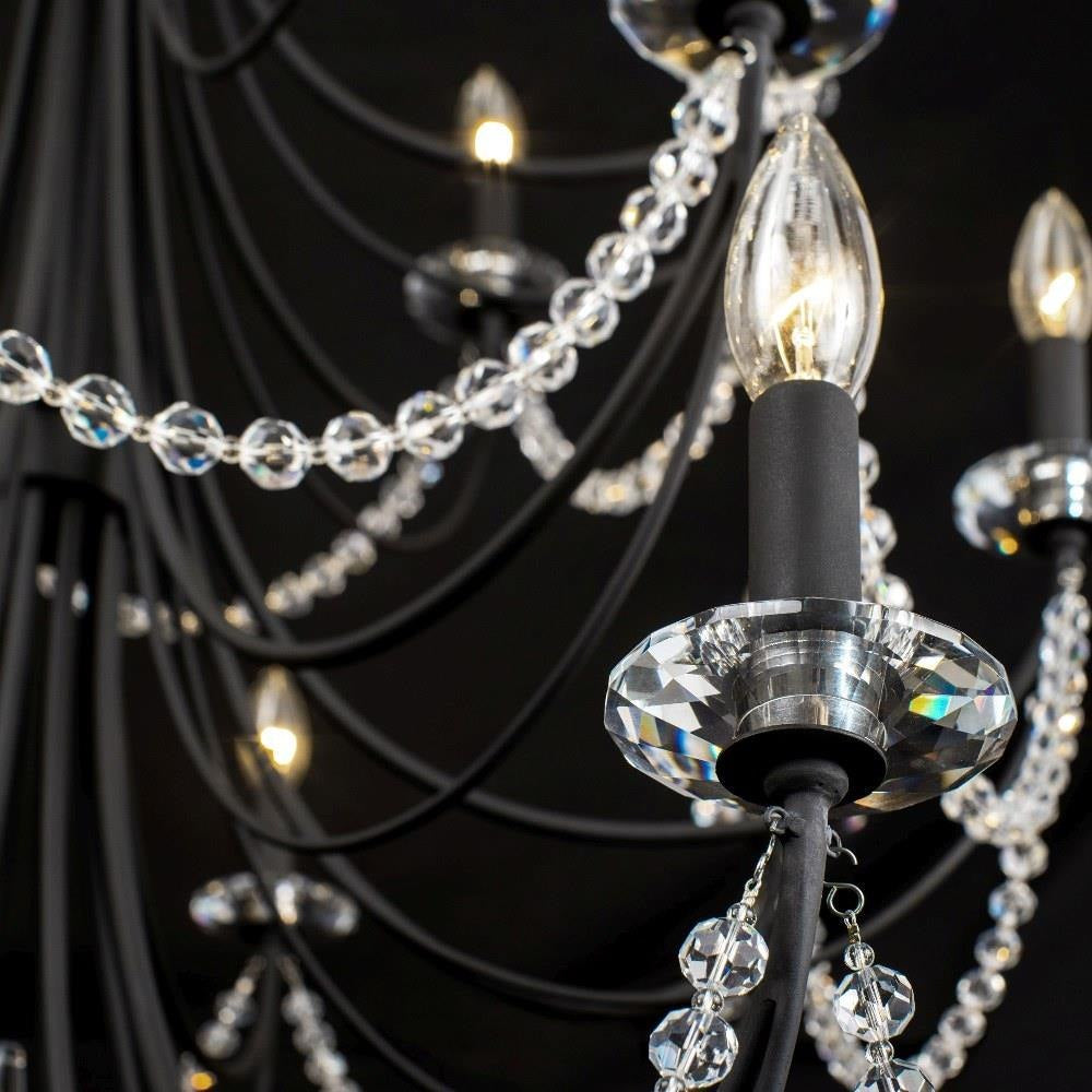 Varaluz Lighting - 350C18CB - Brentwood 18-Light Chandelier in Coastal Style 42.5 Inches Tall and 32 Wide