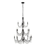 Varaluz Lighting - 350C18CB - Brentwood 18-Light Chandelier in Coastal Style 42.5 Inches Tall and 32 Wide