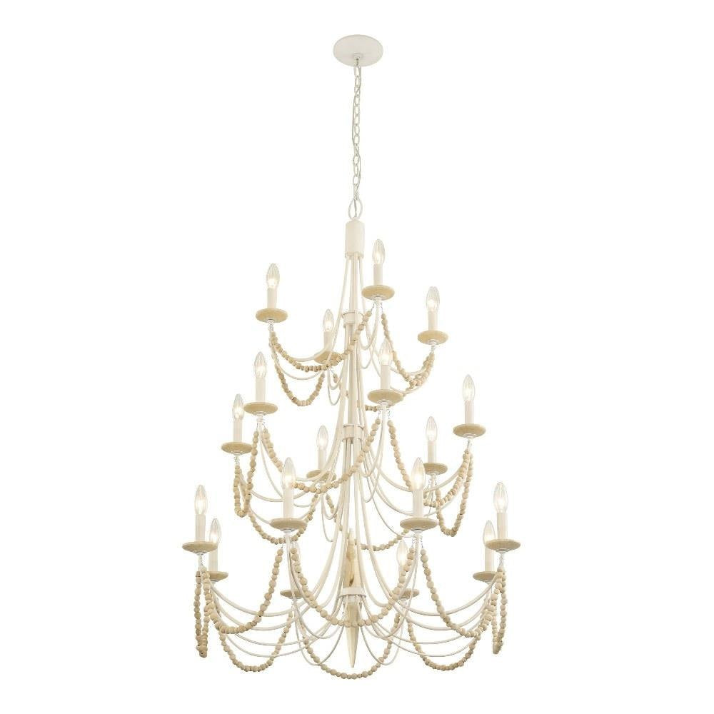Varaluz Lighting - 350C18CB - Brentwood 18-Light Chandelier in Coastal Style 42.5 Inches Tall and 32 Wide