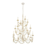 Varaluz Lighting - 350C18CB - Brentwood 18-Light Chandelier in Coastal Style 42.5 Inches Tall and 32 Wide