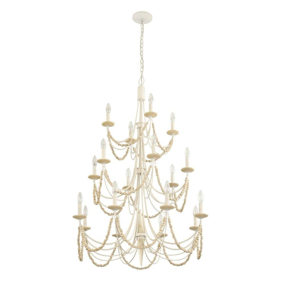 Varaluz Lighting - 350C18CB - Brentwood 18-Light Chandelier in Coastal Style 42.5 Inches Tall and 32 Wide