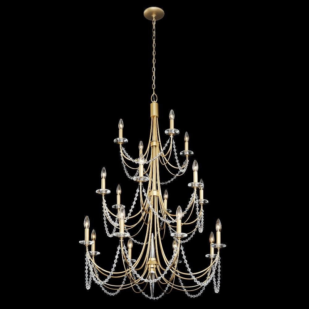 Varaluz Lighting - 350C18CB - Brentwood 18-Light Chandelier in Coastal Style 42.5 Inches Tall and 32 Wide