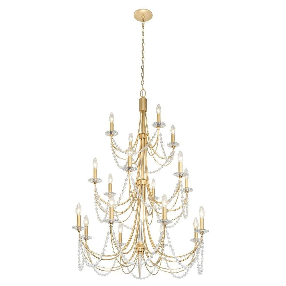 Varaluz Lighting - 350C18CB - Brentwood 18-Light Chandelier in Coastal Style 42.5 Inches Tall and 32 Wide