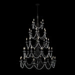 Varaluz Lighting - 350C40FG - Brentwood - 40 Light 5-Tier Chandelier In Luxury and Glam Style-72.75 Inches Tall and 48 Inches Wide