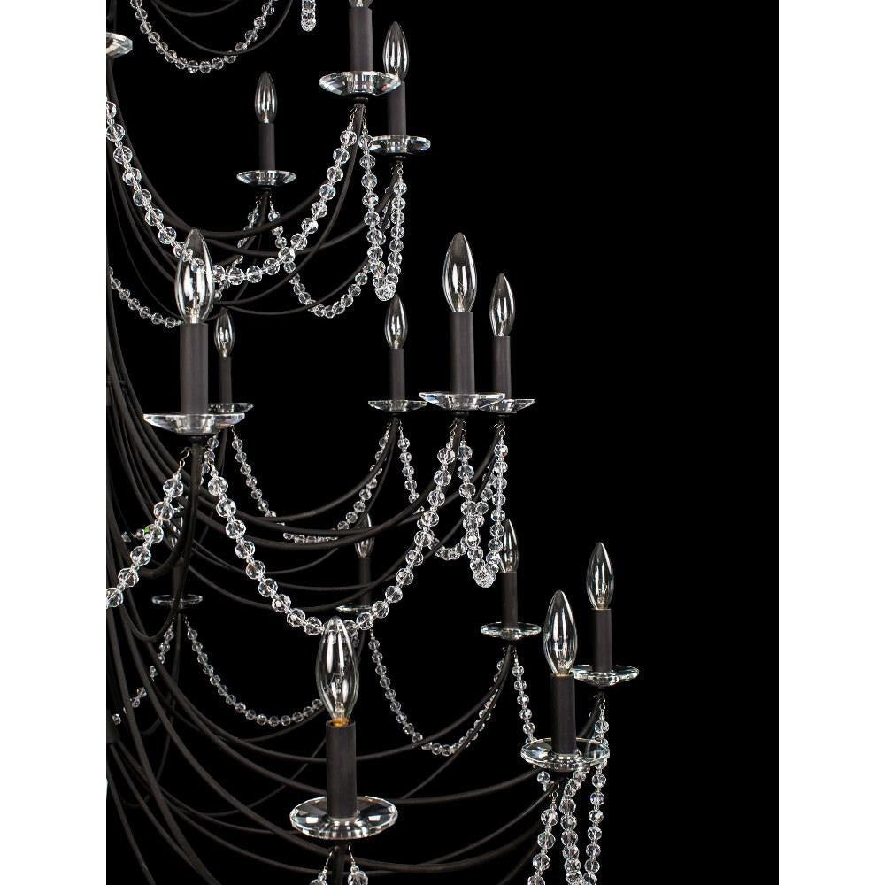 Varaluz Lighting - 350C40FG - Brentwood - 40 Light 5-Tier Chandelier In Luxury and Glam Style-72.75 Inches Tall and 48 Inches Wide