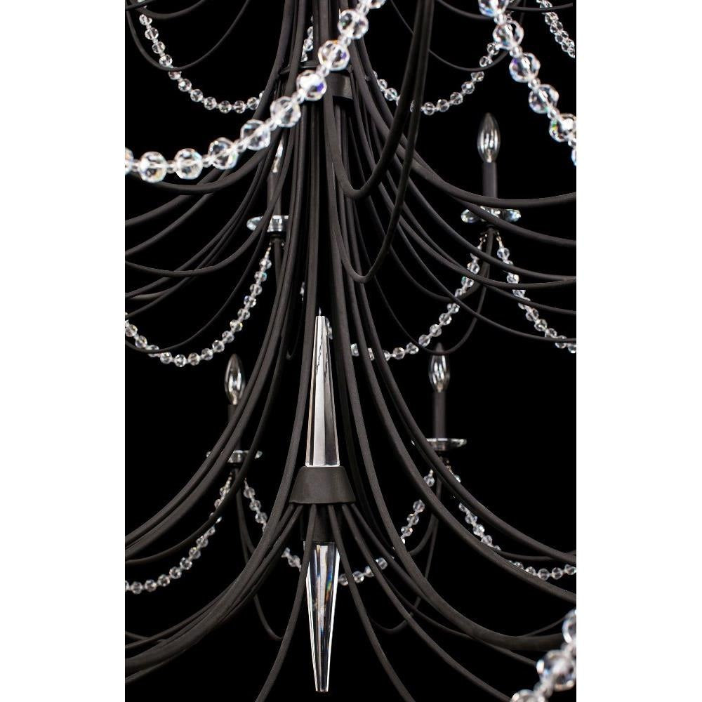 Varaluz Lighting - 350C40FG - Brentwood - 40 Light 5-Tier Chandelier In Luxury and Glam Style-72.75 Inches Tall and 48 Inches Wide