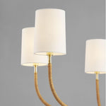 Bailey Street Home - 116-BEL-4885647 - Duckett Fields - 6 Light Chandelier-19 Inches Tall and 34 Inches Wide