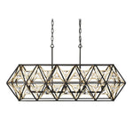 Varaluz Lighting - 353N05MBFG - Marcia 5-Light Linear Pendant in Glam Style 14 Inches Tall and 42 Wide