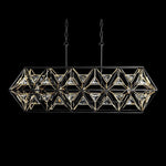 Varaluz Lighting - 353N05MBFG - Marcia 5-Light Linear Pendant in Glam Style 14 Inches Tall and 42 Wide