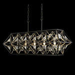 Varaluz Lighting - 353N05MBFG - Marcia 5-Light Linear Pendant in Glam Style 14 Inches Tall and 42 Wide