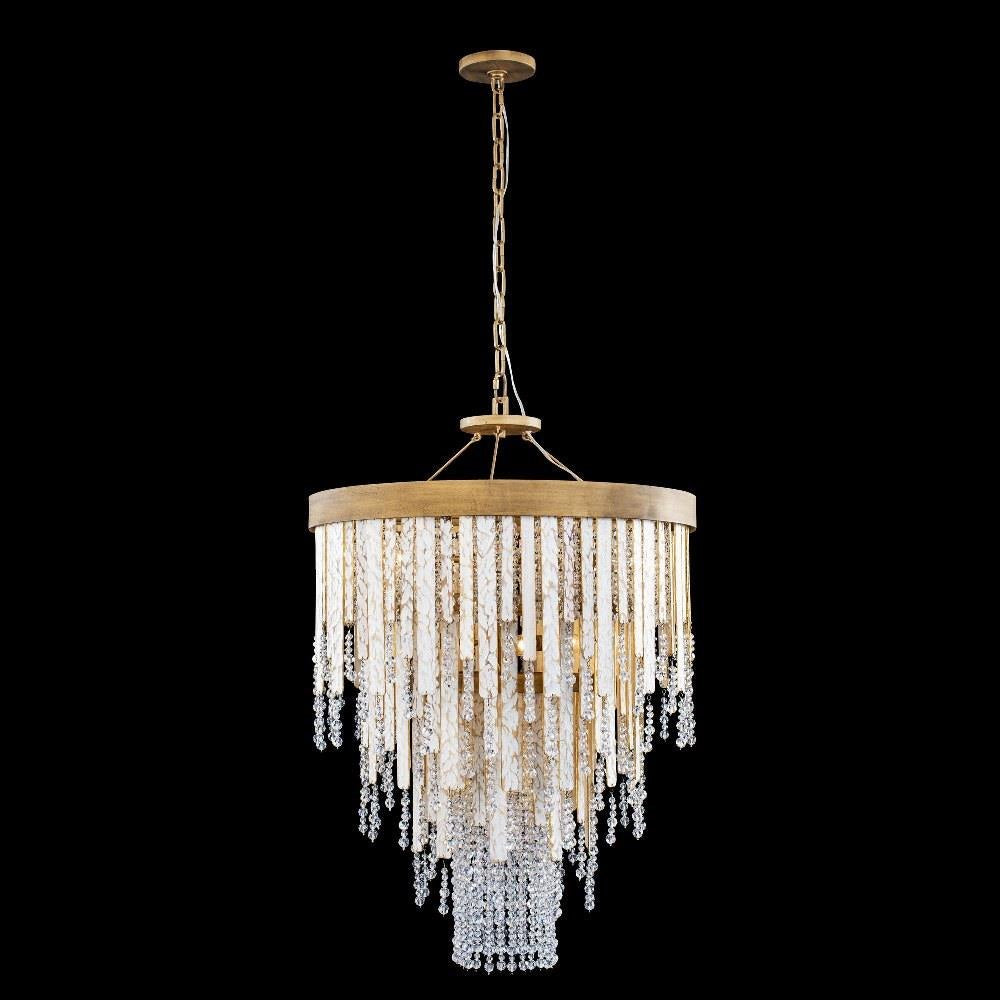 Varaluz Lighting - 359C07HG - Lafayette 7-Light Chandelier in Coastal Style 34.75 Inches Tall and 24 Wide