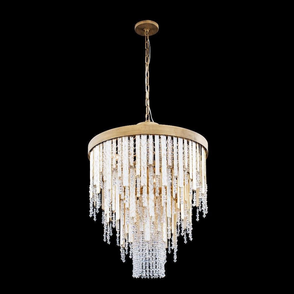 Varaluz Lighting - 359C07HG - Lafayette 7-Light Chandelier in Coastal Style 34.75 Inches Tall and 24 Wide